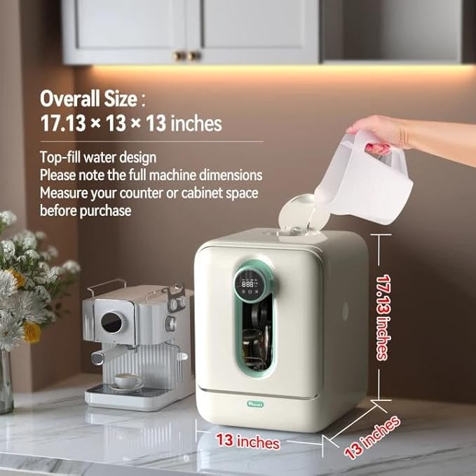 IAGREEA Baby Bottle Washer, Sterilizer and Dryer, All-in-One Pro Cleaning