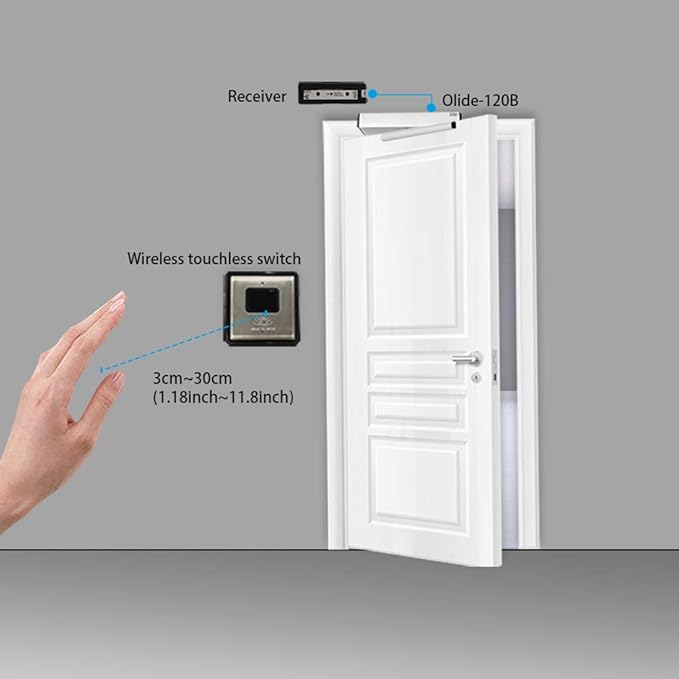Olideauto Olide-120B Sensor Open Automatic Touchless Swing Door (2pcs)