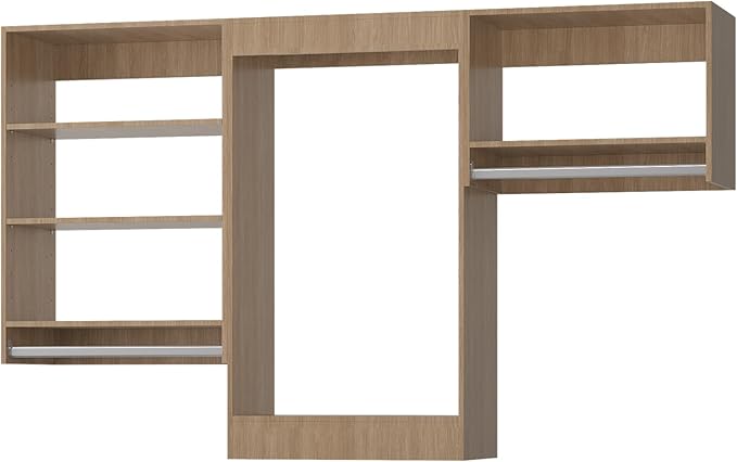 Modular Closet System, Wood Tower Closet Storage