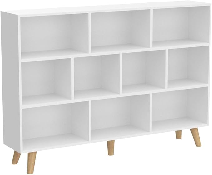 IOTXY Wooden Open Shelf Bookcase