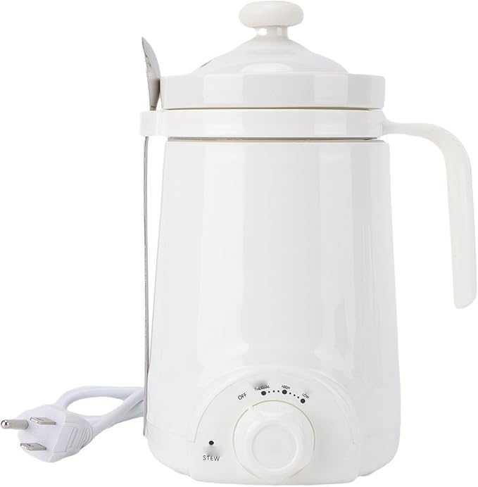 Electric Stew Cup Portable Ceramic Soup Maker 500ml 70W
