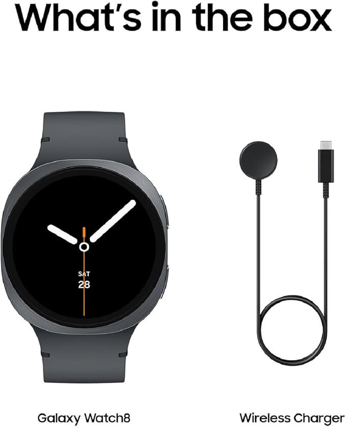Samsung Galaxy Watch 8 44mm Bluetooth Smartwatch, Cushion Design, Fitness