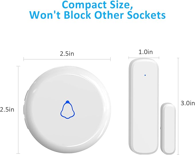 Wieless Door Bells Chimes, AMHEY Door Chime Doorbell