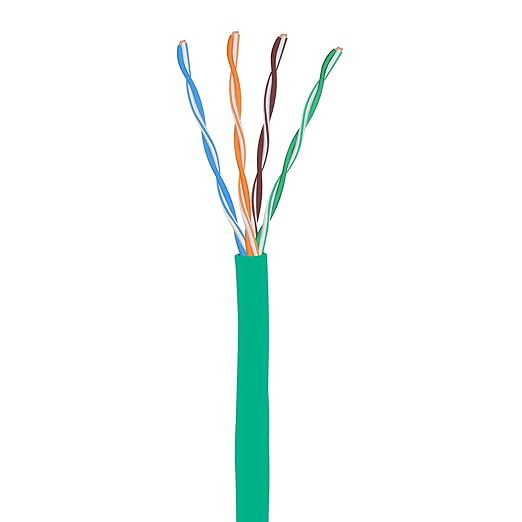 Elite CAT5E Riser, UTP 24AWG, Solid Bare Copper, UL Certified, Bulk Ethernet
