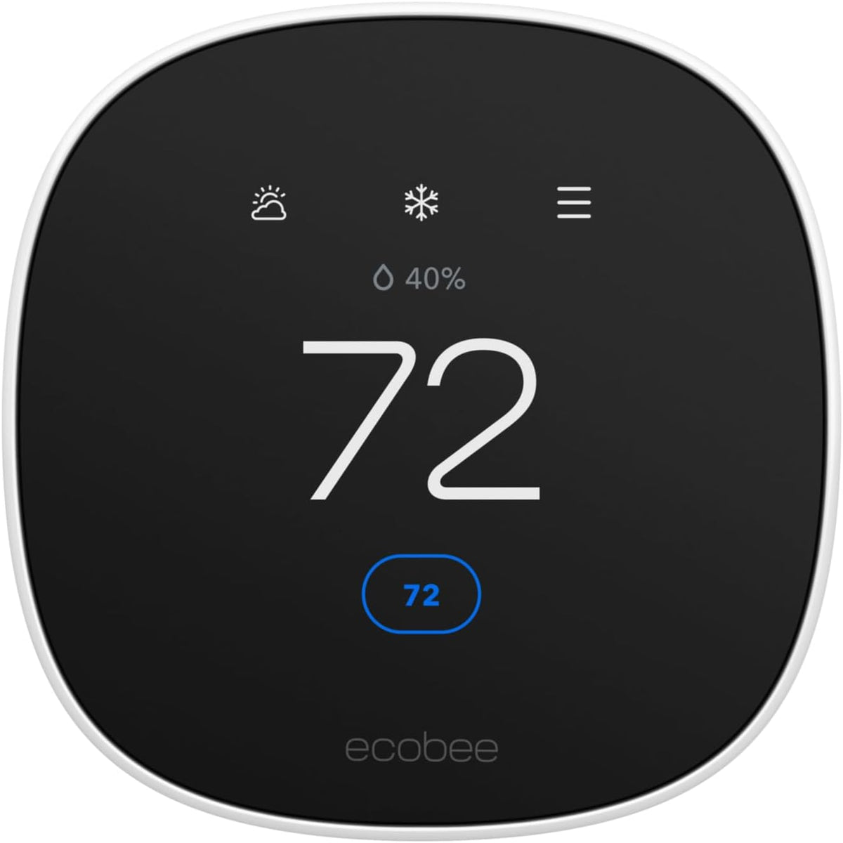 ecobee Smart Thermostat Essential - WiFi Thermostat, Energy Star Certified
