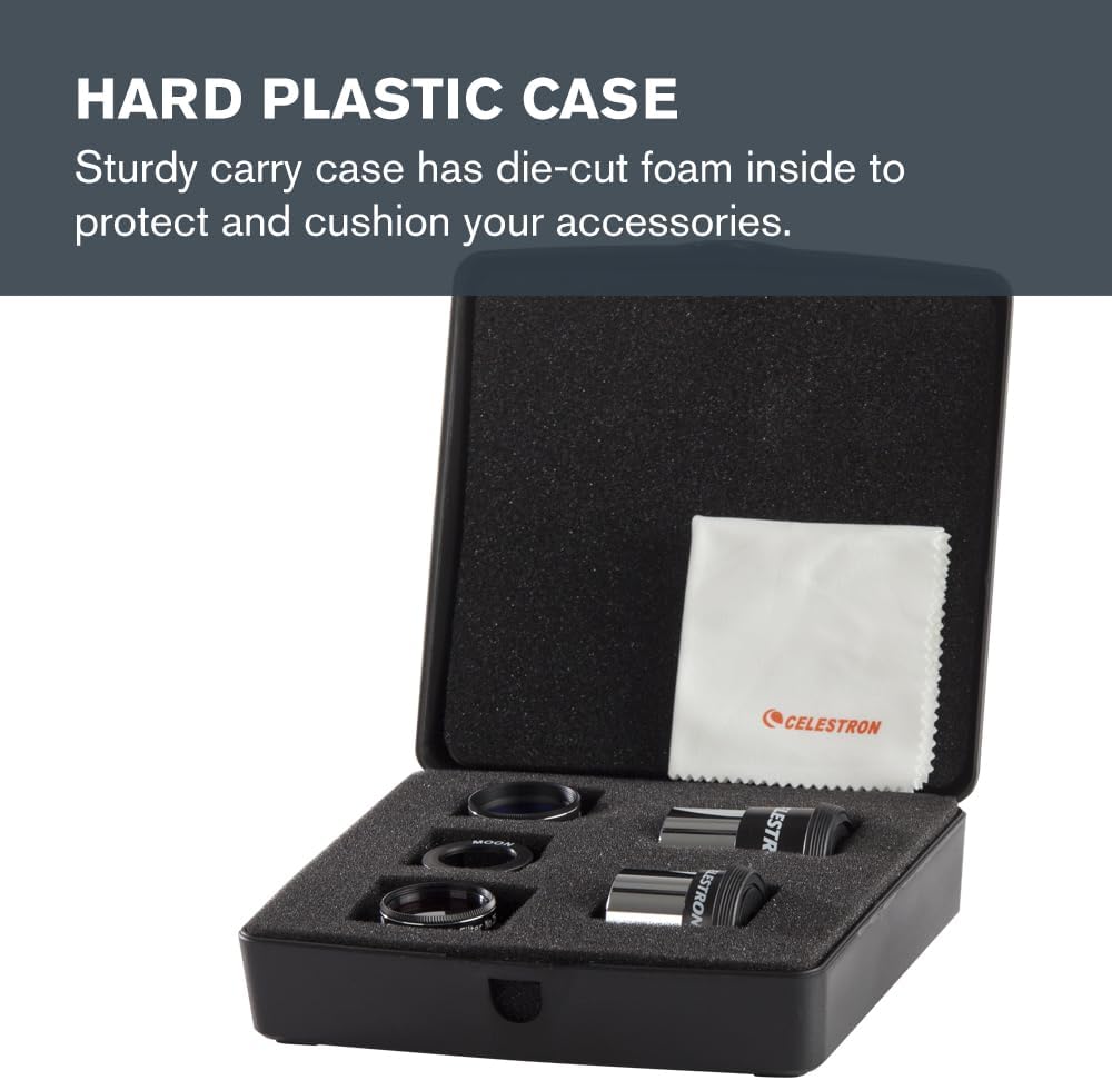 Celestron PowerSeeker Telescope Accessory Kit – Eyepieces & Filters