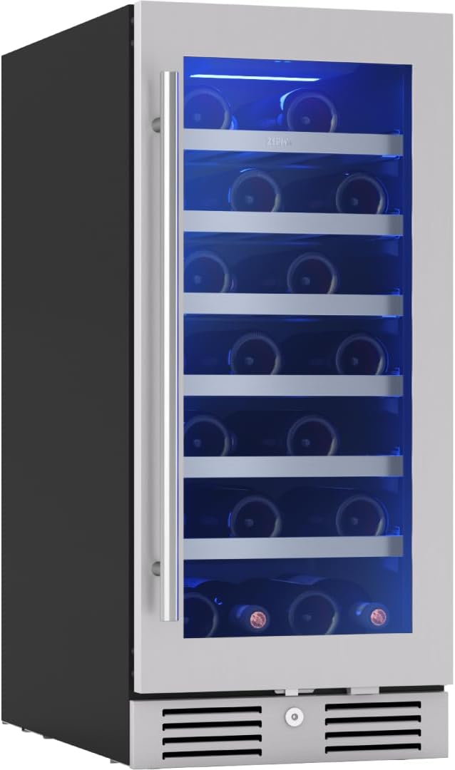 Zephyr Presrv 15 Inch Wine Fridge Single Zone Under Counter