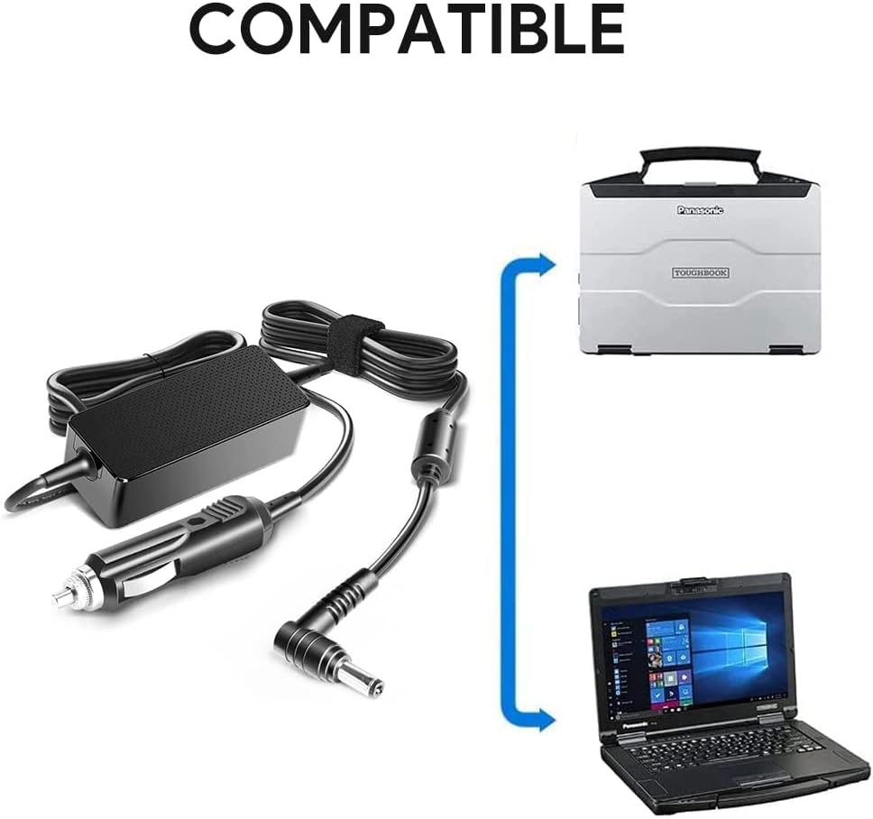 KFD DC Adapter 12V-24V for Panasonic Toughbook CF-18 CF-19 CF-29 CF-30 CF-31 ...