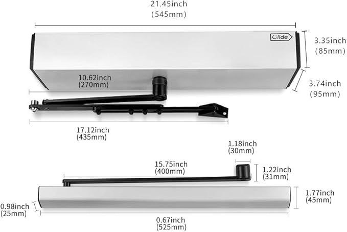 Olideauto Olide-120B Sensor Open Automatic Touchless Swing Door (2pcs)