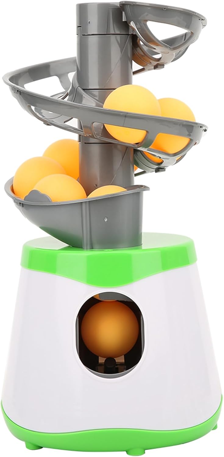 Vbestlife Automatic Machine for Beginners, 10 Balls Table Tennis Trainer Ball...
