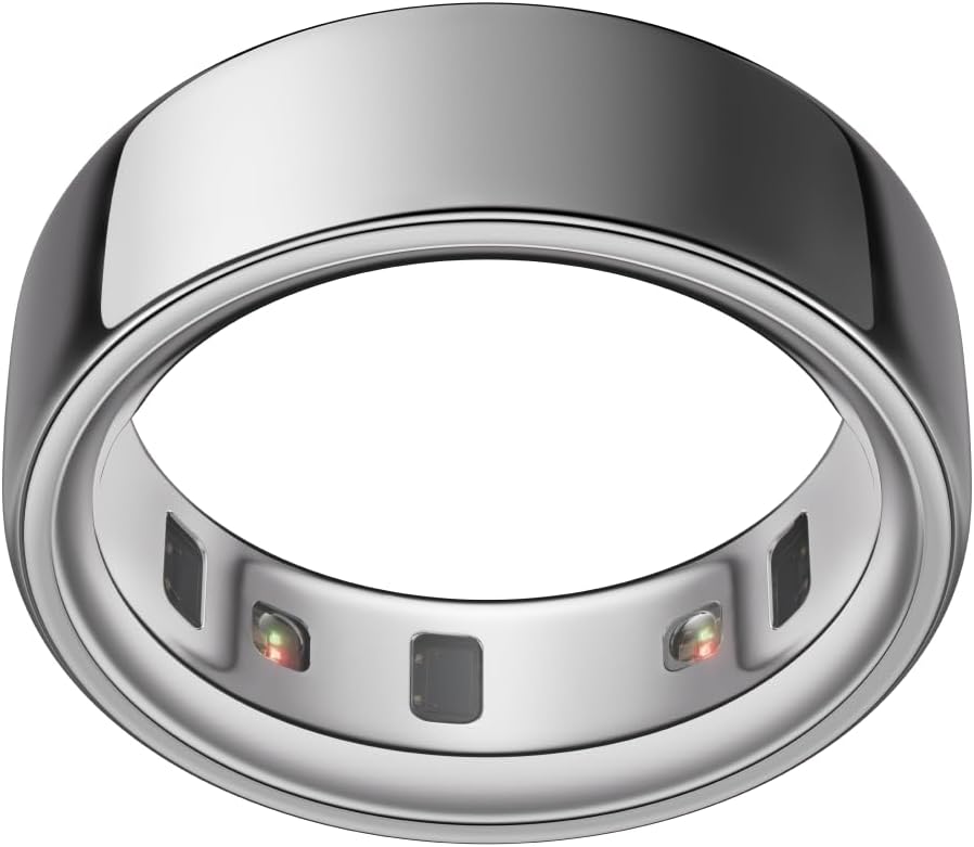 OURA Ring 4 Smart Ring - Silver - Size 10