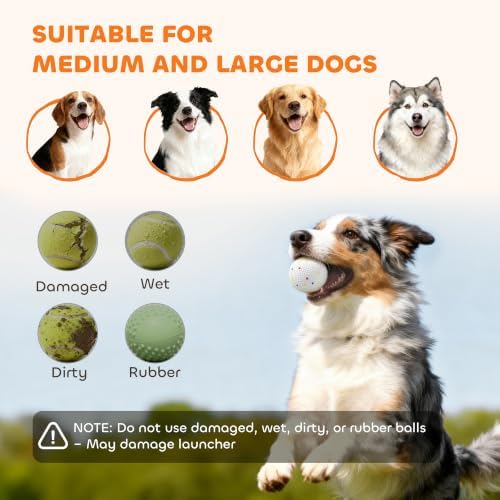 PawHut Automatic Dog Ball Launcher Remote Control for Large Breeds Green