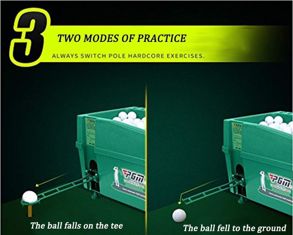 DNYSYSJ Golf Ball Dispenser, Green Powerless Automatic Tee Up Machine
