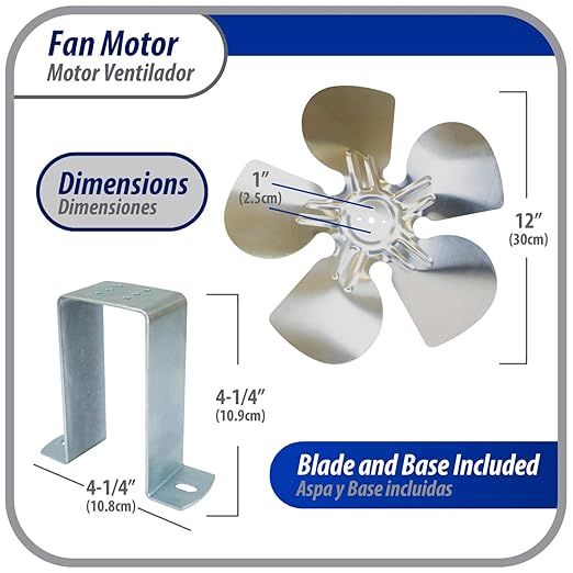 Appli Parts APFM-341E 34W refrigeration condenser and evaporator motor 115V