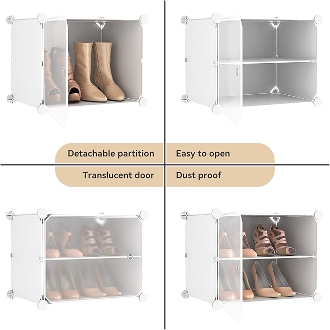 Portable Shoe Rack Organizer (48 Pairs)
