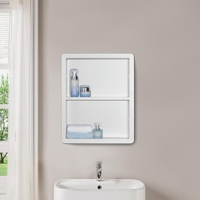 Shower Niche 14x18, Recessed Medicine Cabinet Without Mirror, 304 Stainless