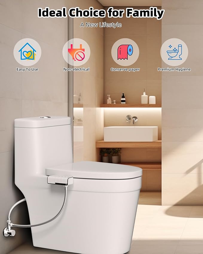 Hibbent 2 Pack Bidet Attachment