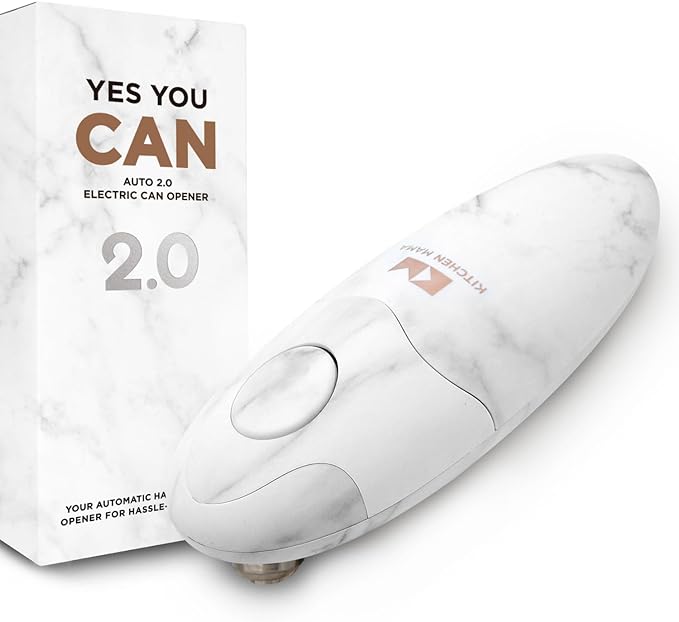 Kitchen Mama Auto 2.0 Electric Can Opener: Blade Opens Almost Any Can Pop or