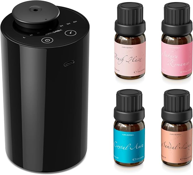 Airversa Waterless Essential Oil Diffuser Starter Kit