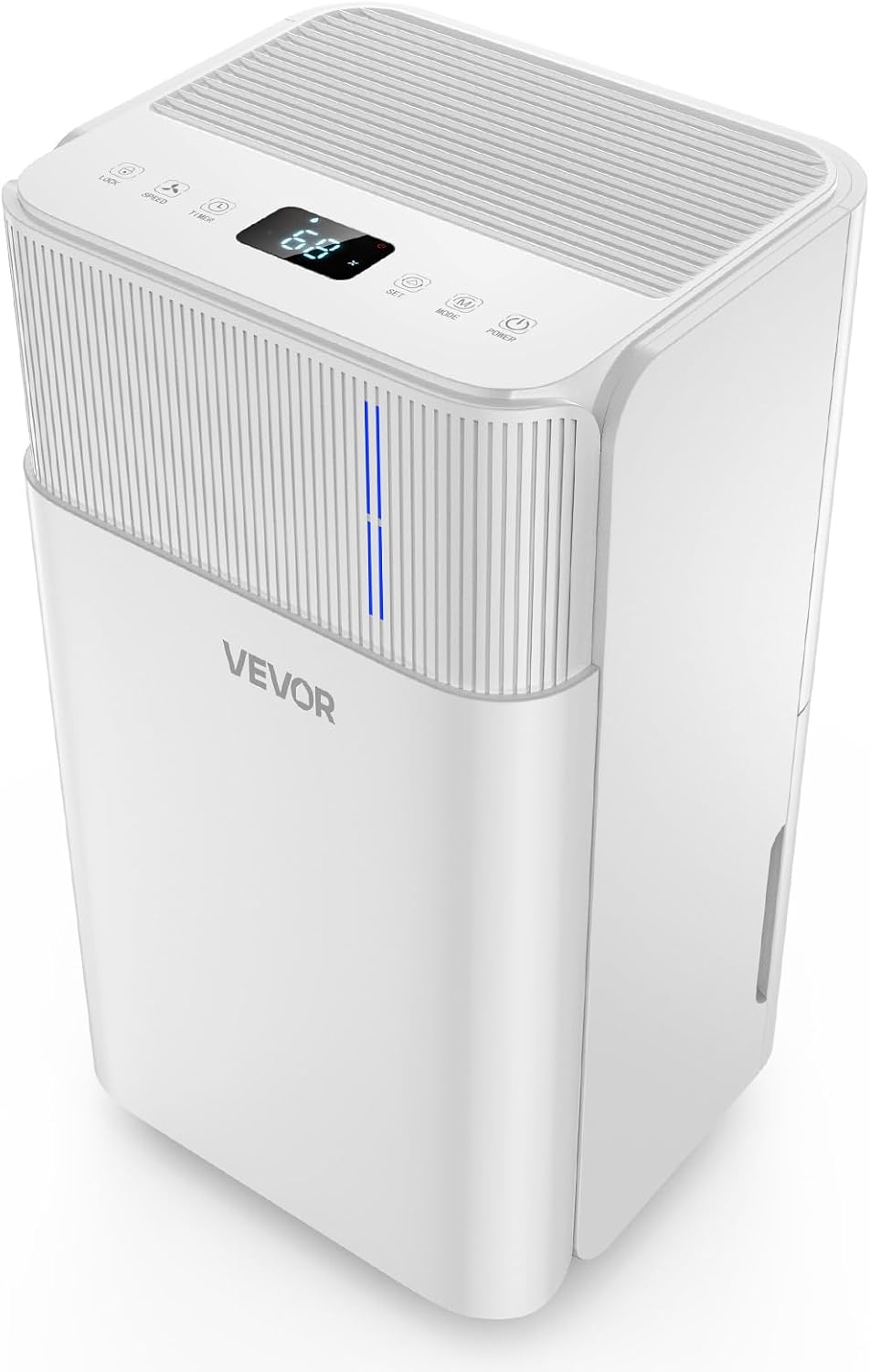 VEVOR Dehumidifier 30 Pints 1500 Sq.Ft Smart Humidity Control for Home