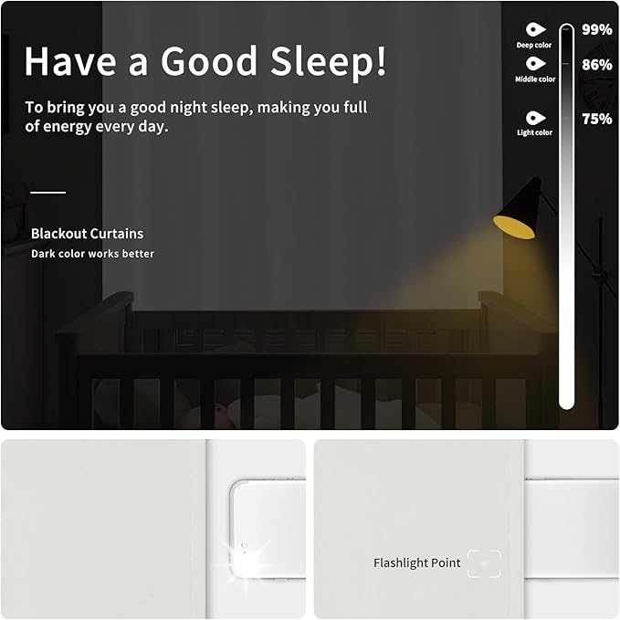 Easy-Going Blackout Door Curtains