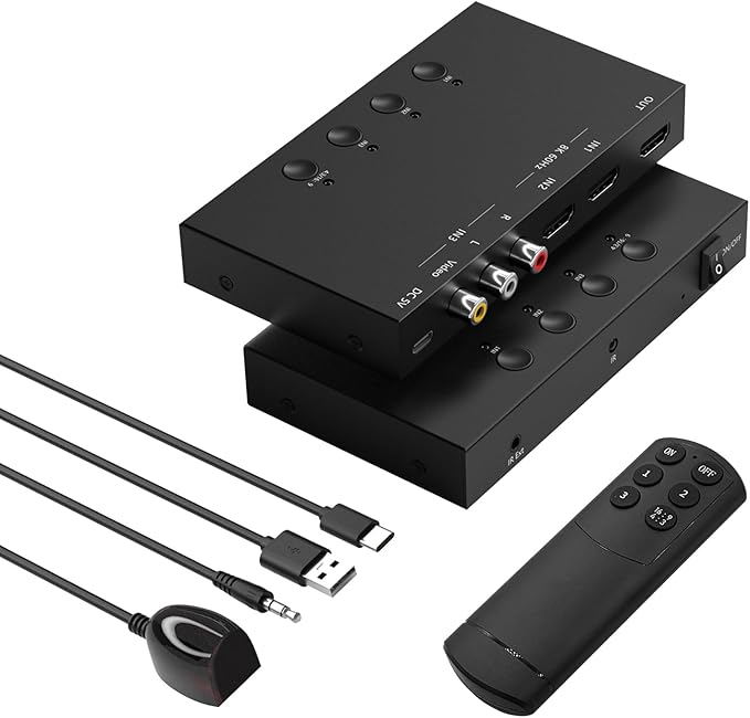 3-Port 8K@60Hz HDMI Switch