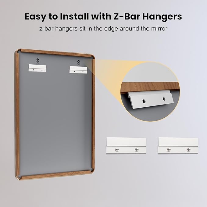 LOAAO 48X30 Inch Bathroom Mirror