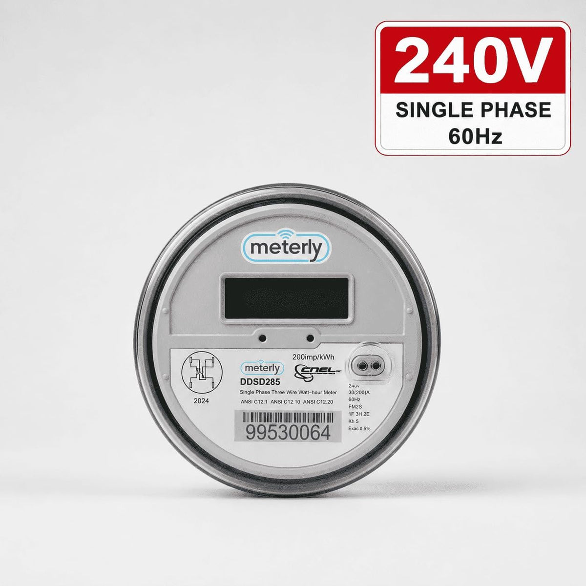 Itron Centron SSEM CL200 KWH Meter, Type C1S, Form 2S, 240v RV or Home Meter