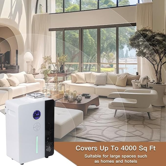 Essential Oil Diffuser HVAC Scent Machine, Waterless Diffusers Long Lasting