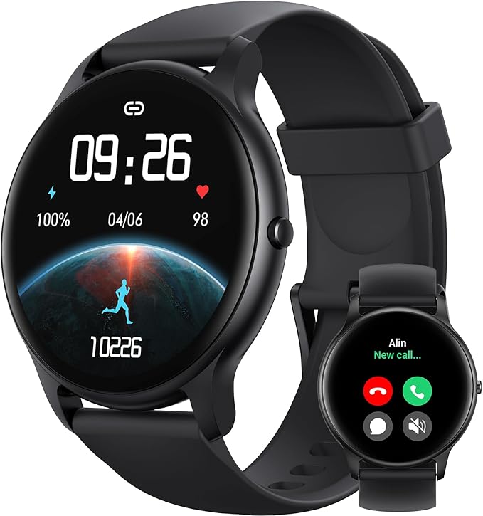Parsonver Smart Watch for Men Women, HD Screen Fitness Tracker IP68 Waterproof