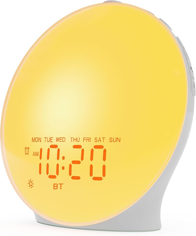 JALL Sunrise Alarm Clock White Noise Sound Machine
