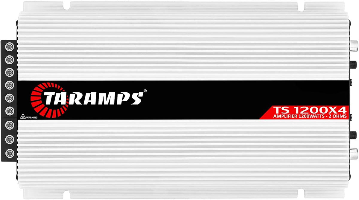 Taramps TS 1200 Watt Amp 4 Channel Amplifier Car Audio, Full Range Crossover ...
