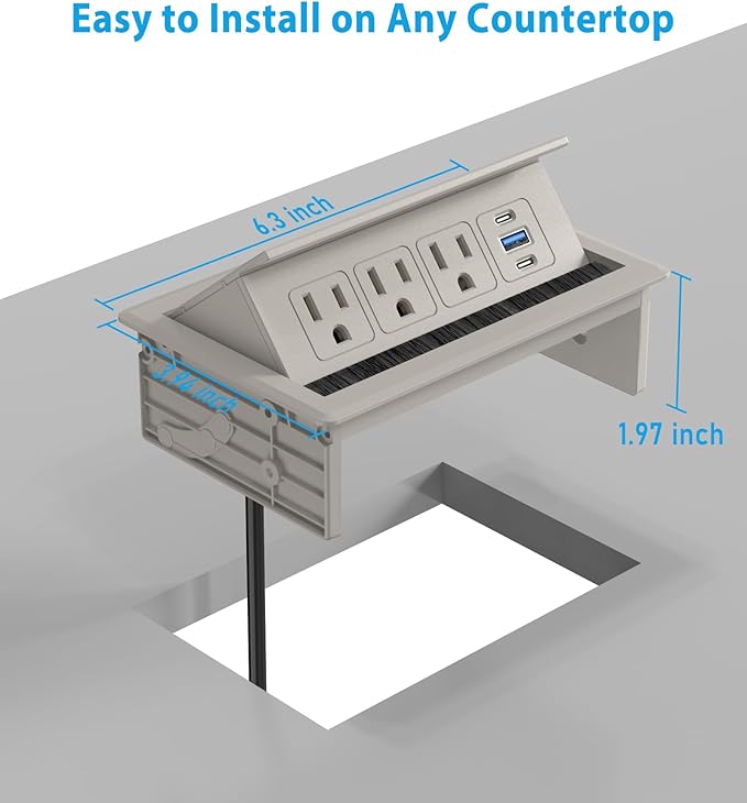 Recessed Conference Table Power Hub