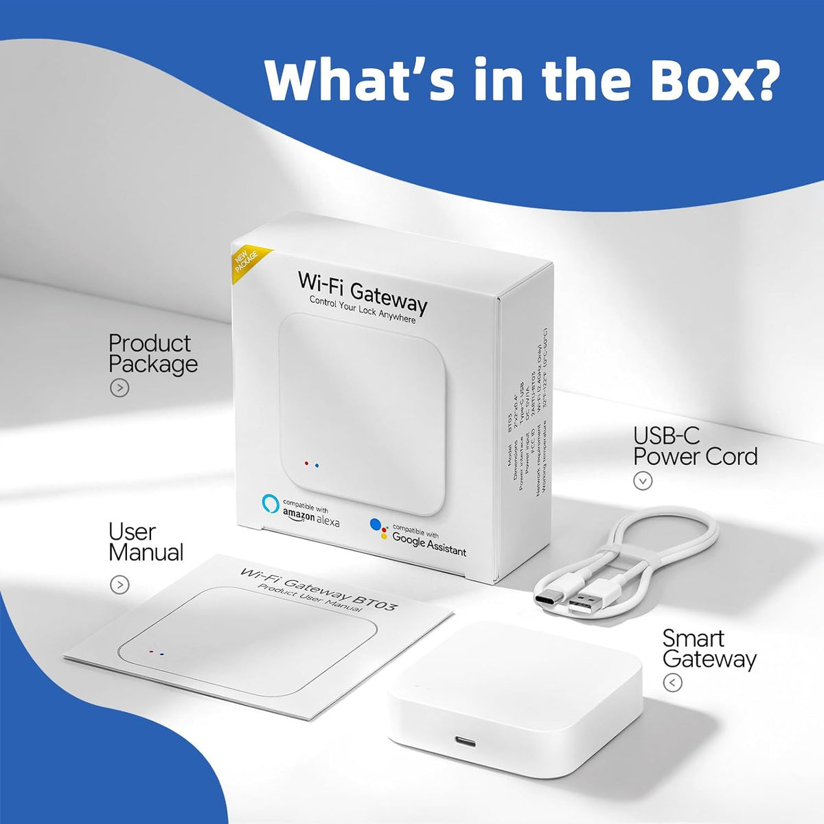 Tuya Smart Hub WiFi Bridge Gateway for Smart Lock