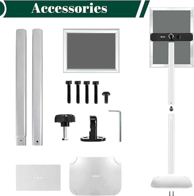Mutualsign 3Pcs Heavy Duty Pedestal Sign Holder