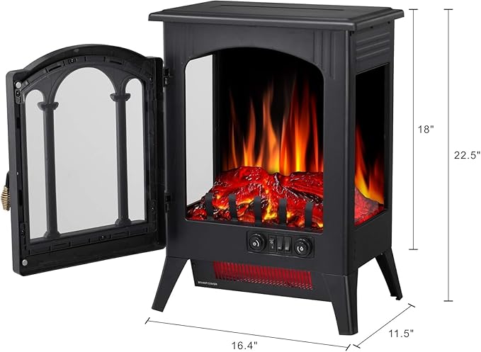 Electric Fireplace Stove Heater