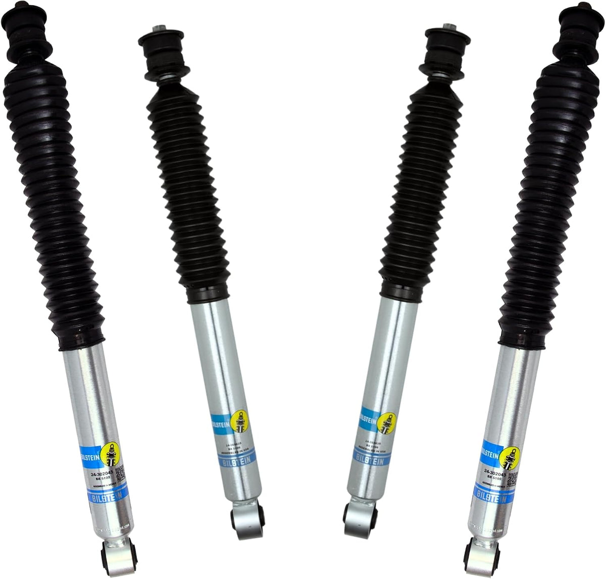 Bilstein Set of Front and Rear B8 5100 Series Shocks Compatible with 2019-202...