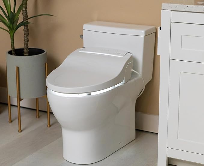 ALPHA BIDET JX2 Elongated Bidet Toilet Seat, Endless Warm Water, *NEW* Bowl Mist