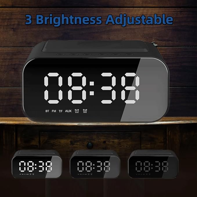 IHAO 7in1 Multifunctional Digital Alarm Clock