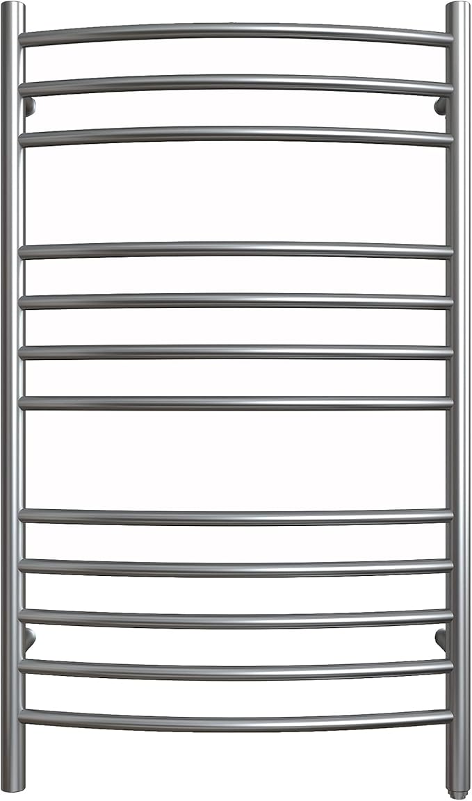 HEATGENE Towel Warmer Gun Grey, Electric Hot Towel Rails, Wall-Mounted Large 12