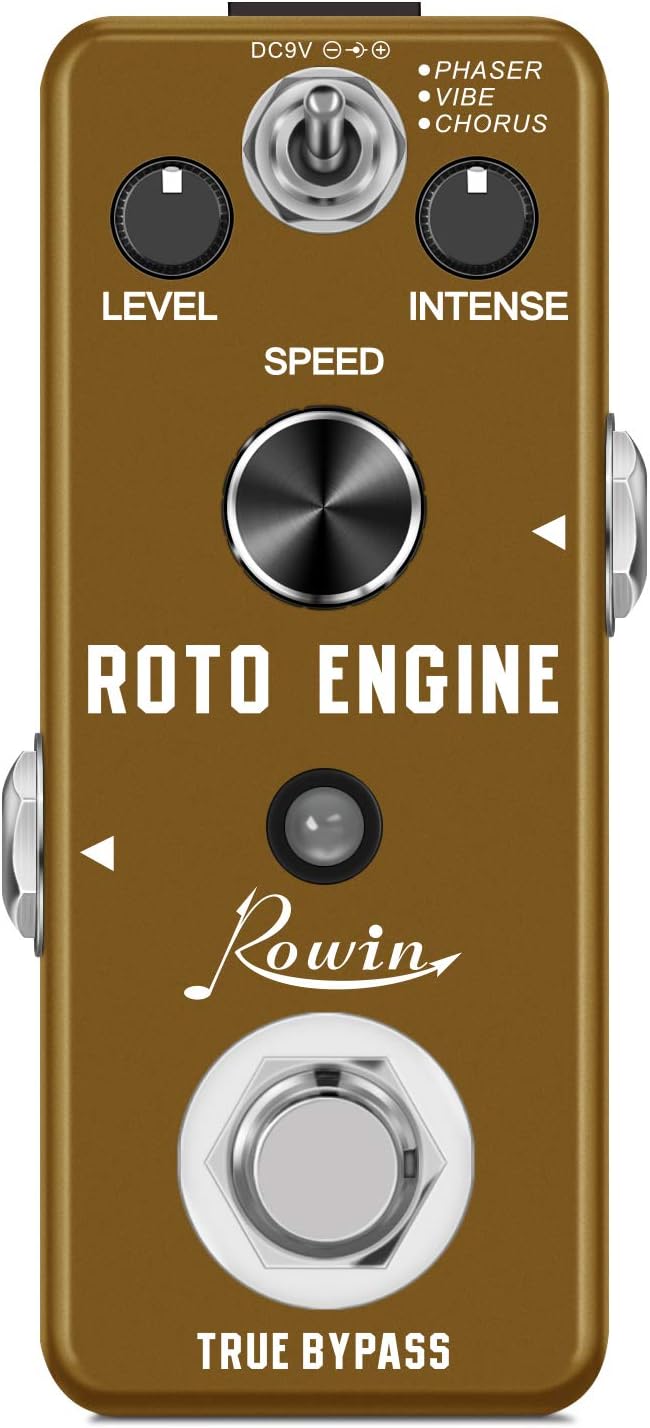 Rowin ROTO ENGINE Rotary Speaker Simulator Effect Pedal Mini Digital Guitar