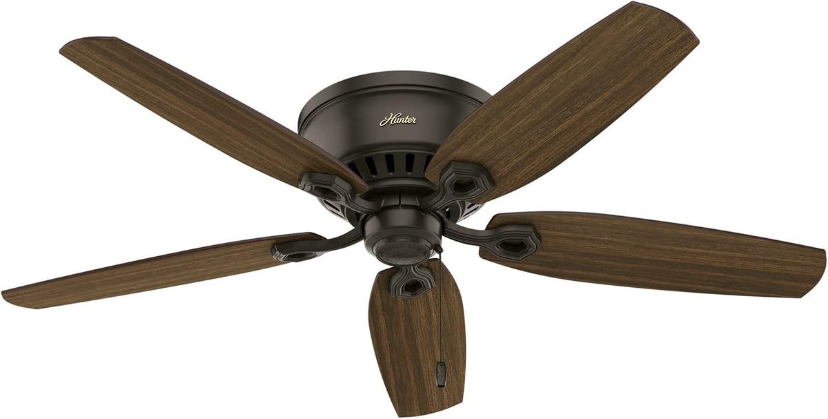 Hunter Builder, Indoor, Ceiling Fan, with LED Lights, 52 inch, New Bronze