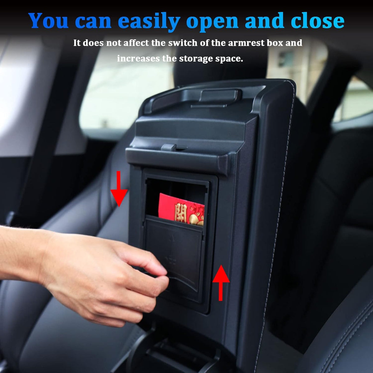 3PC Console Organizer Set for 21-23 Tesla Model 3, 21-24 Model Y