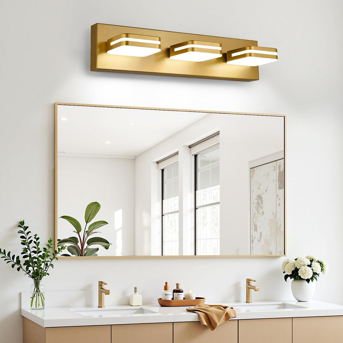 Torondo 360° Rotate LED Bathroom Vanity Light Fixtures, Acrylic Vanity Lights...