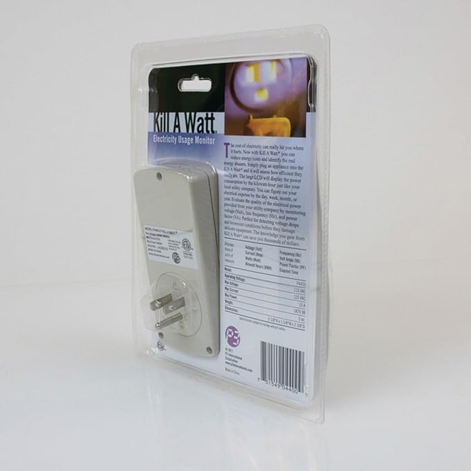 2-Pack P3 P4400 Kill A Watt Electricity Usage Monitor