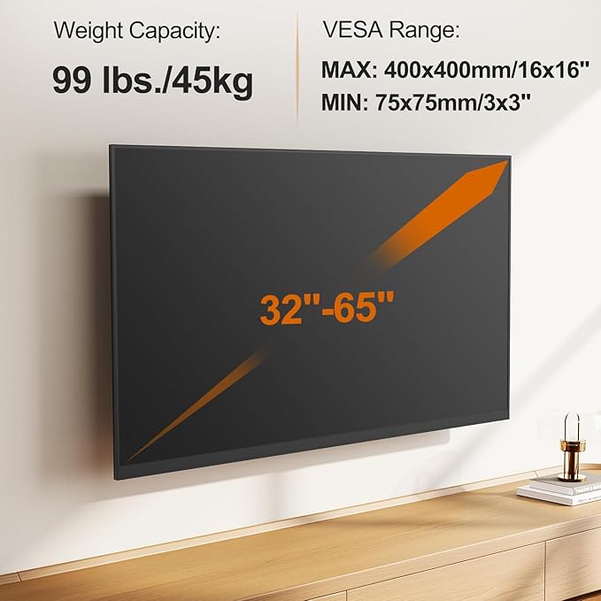 ELIVED 31.3 Inch Long Arm TV Mount