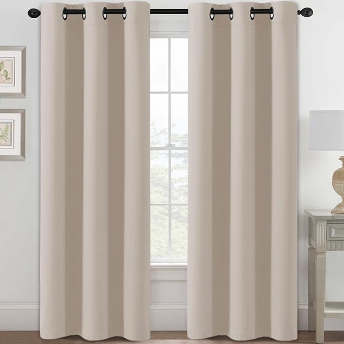H.VERSAILTEX Blackout Curtains for Bedroom Thermal Insulated Room Darkening