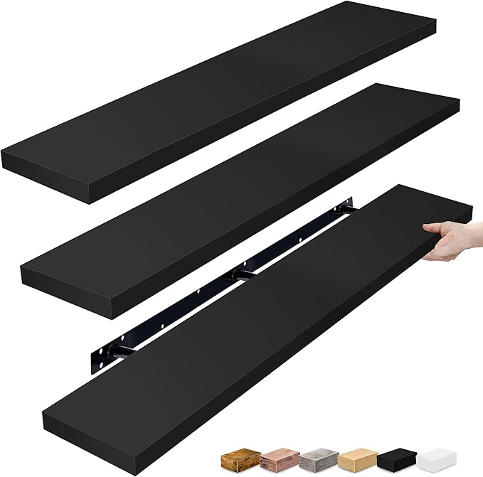 Sorbus Floating Shelves for Wall (3 Pack)
