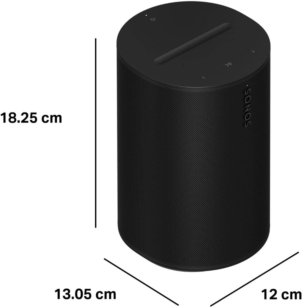 Sonos Era 100 - Black - Wireless, Alexa Enabled Smart Speaker