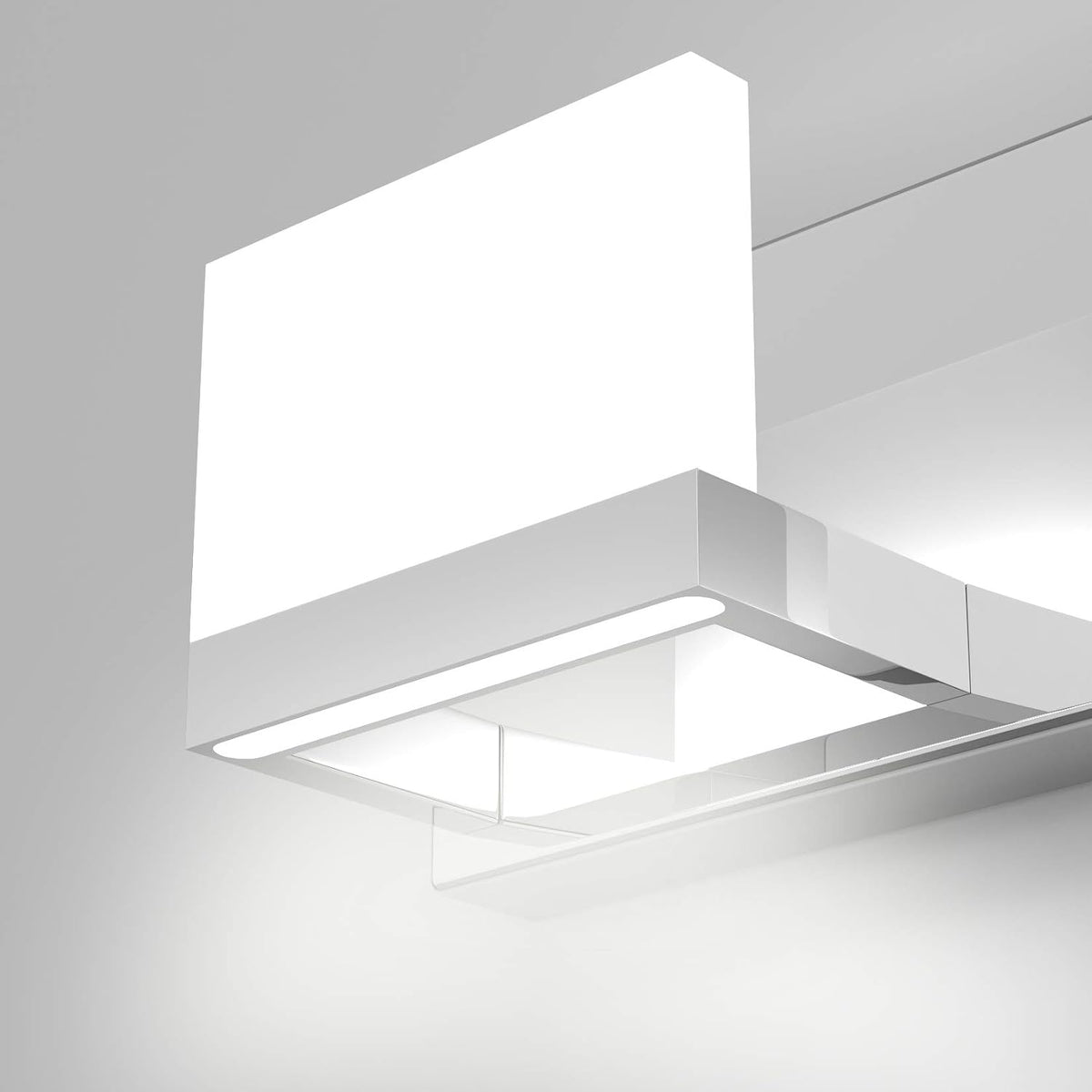 Tipace 4 Lights LED Modern Vanity Light Chrome Bathroom Lighting Fixture Up a...